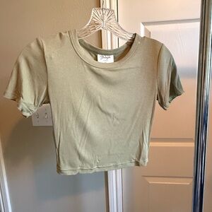 YoungLA ribbed crop top